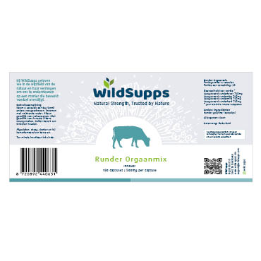 Ontwerp etiketten voor supplementenlijn