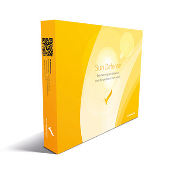 Ontwerp doosje Sun Defense
